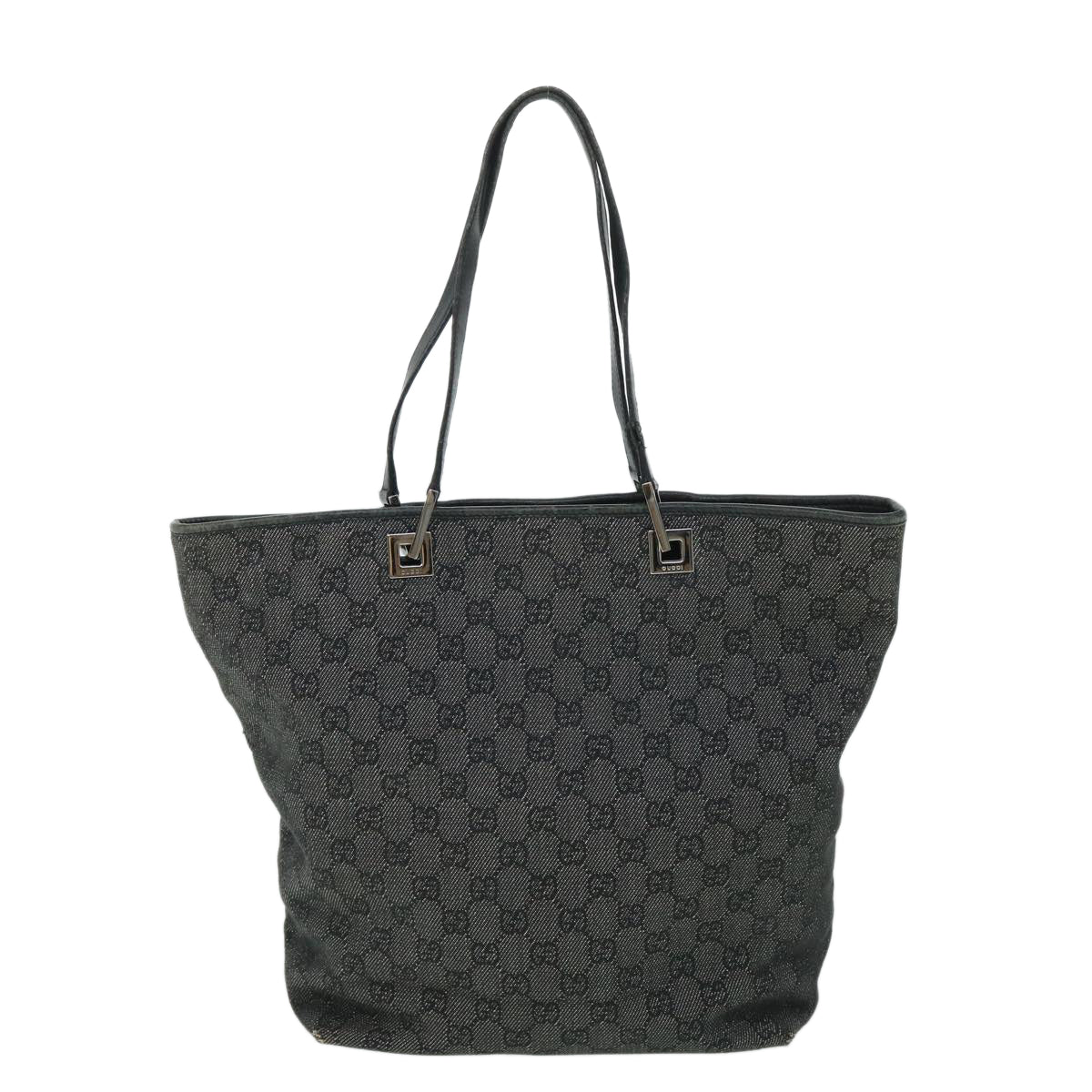 GUCCI GG Canvas Tote Bag Black 31243 54961