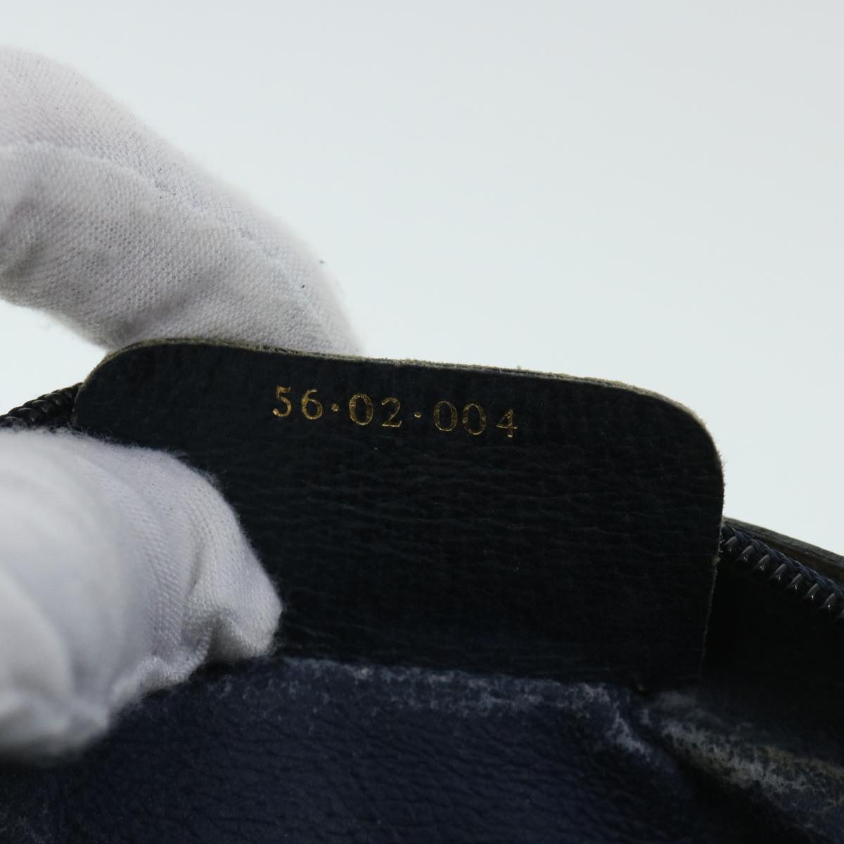 GUCCI GG Canvas Sherry Line Shoulder Bag PVC Leather Navy Red 54963