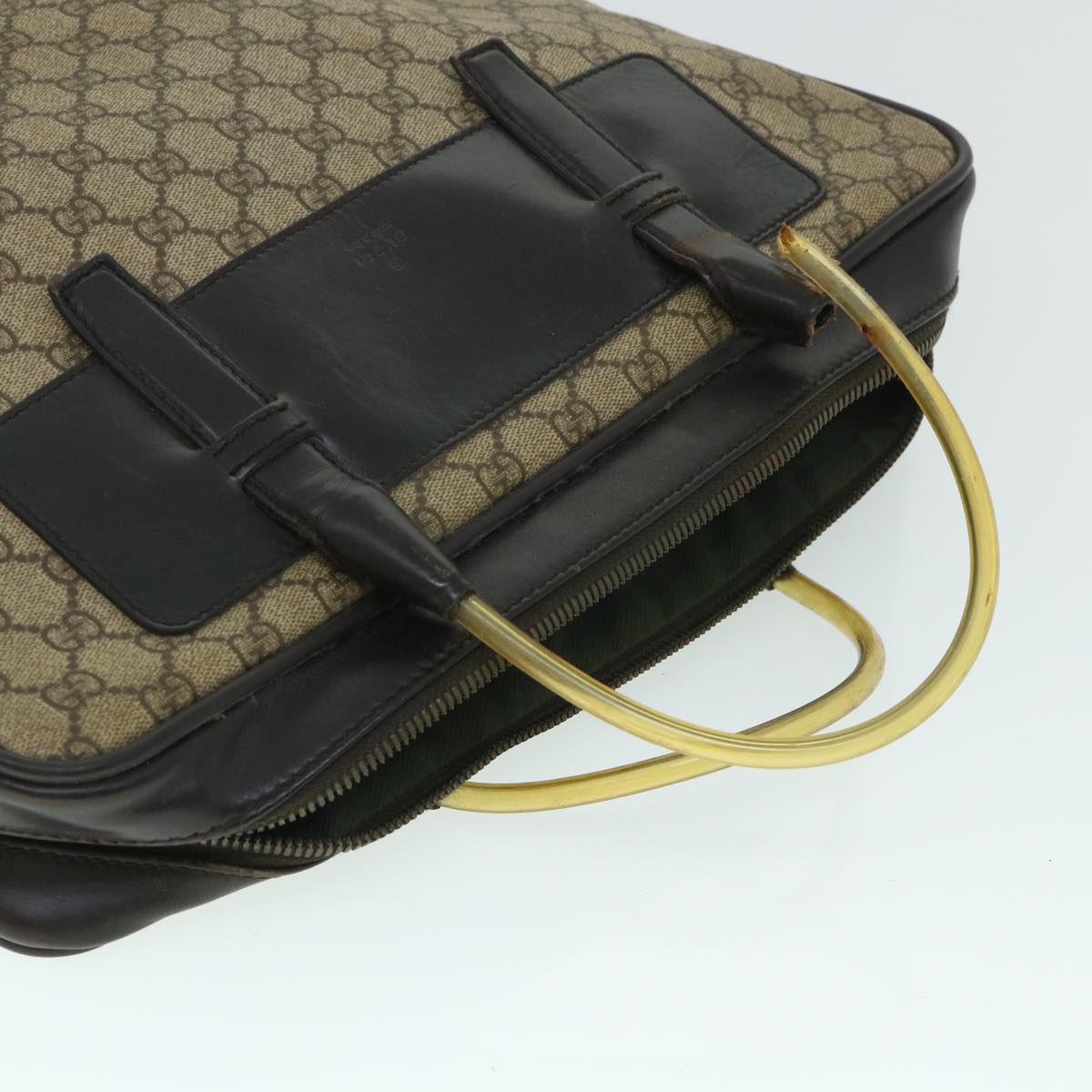GUCCI GG Canvas Hand Bag Beige 101666 54971