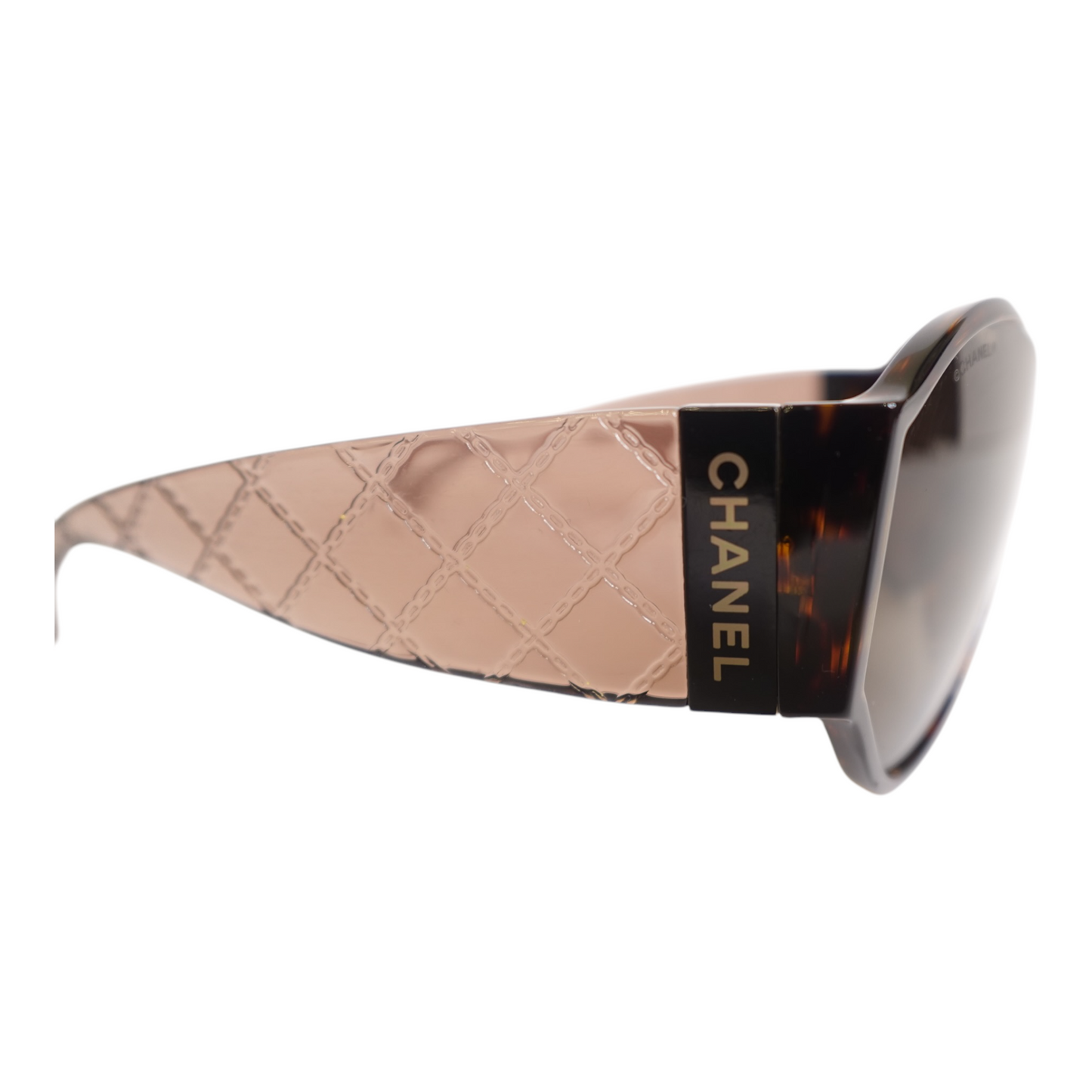 Chanel Brown Shield Sunglasses