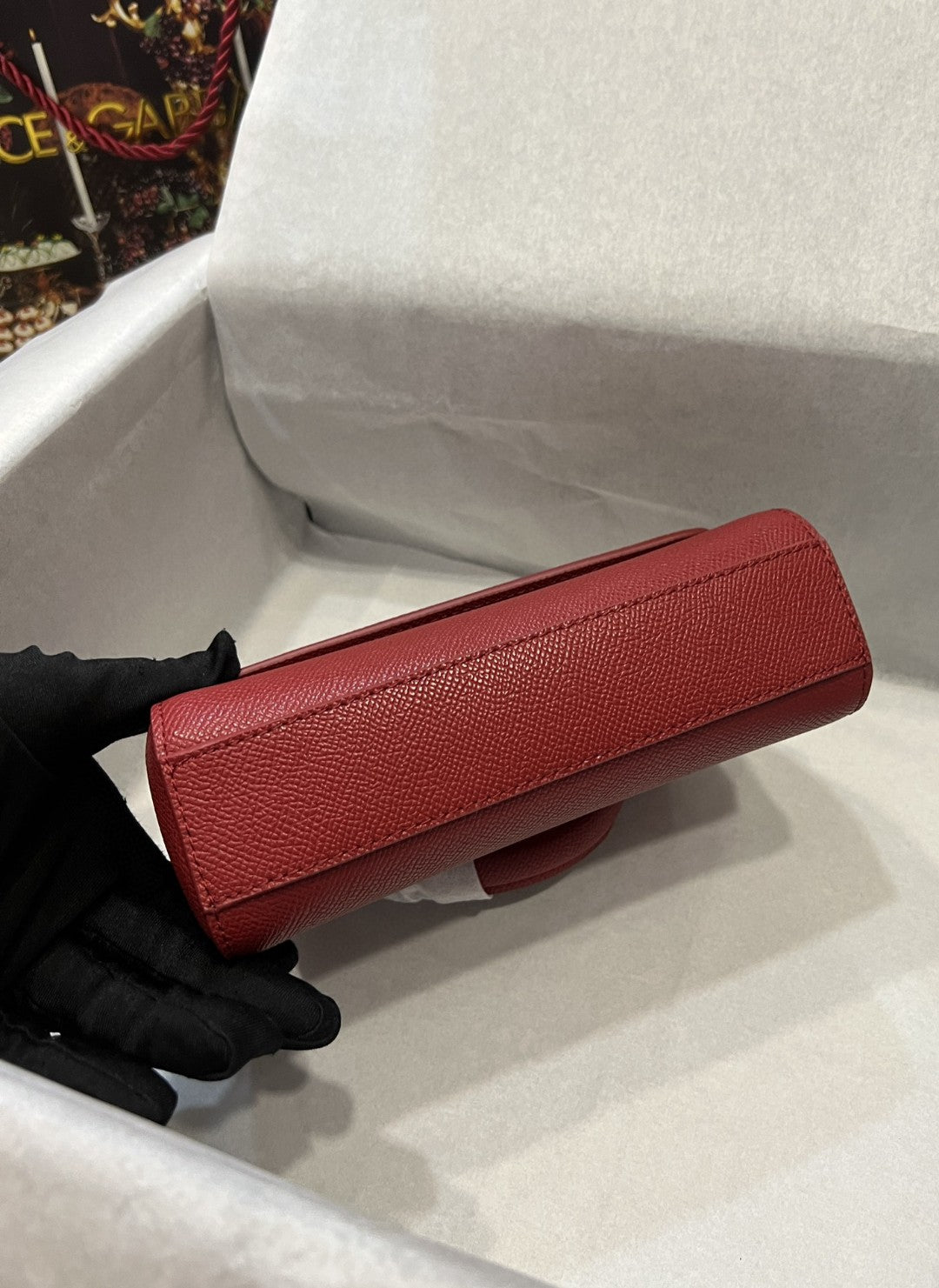 GLAMI Small Sicily Bag In Dauphine Red For Women 7.5in/19cm GLAMI