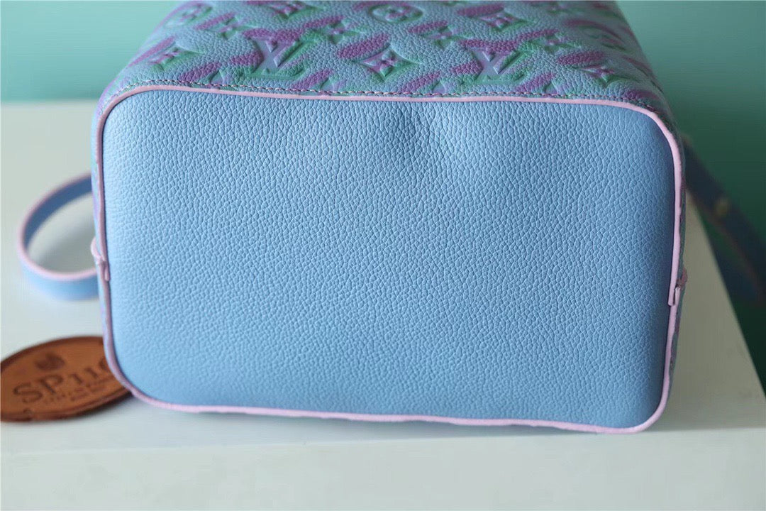 LV NeoNoe GLAMI Monogram Empreinte Lilas Purple For Women,  Shoulder And Crossbody Bags 7.9in/20cm LV M46173