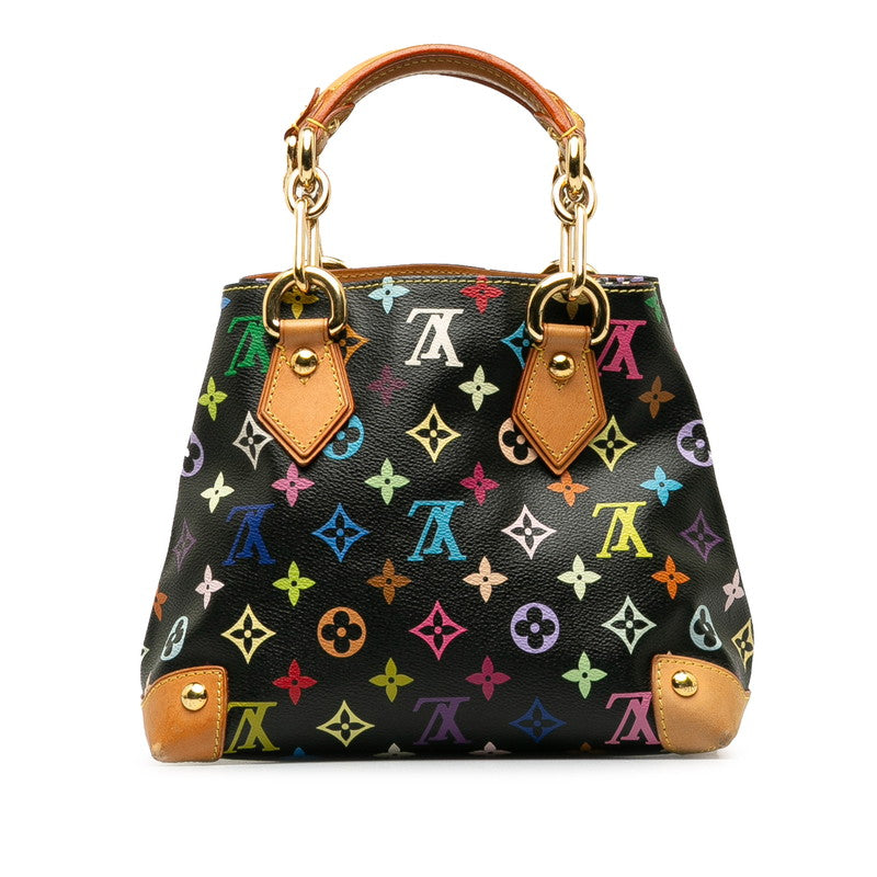 Louis Vuitton Monogram Multicolor M40048 Handbag PVC/Laser Noir Black