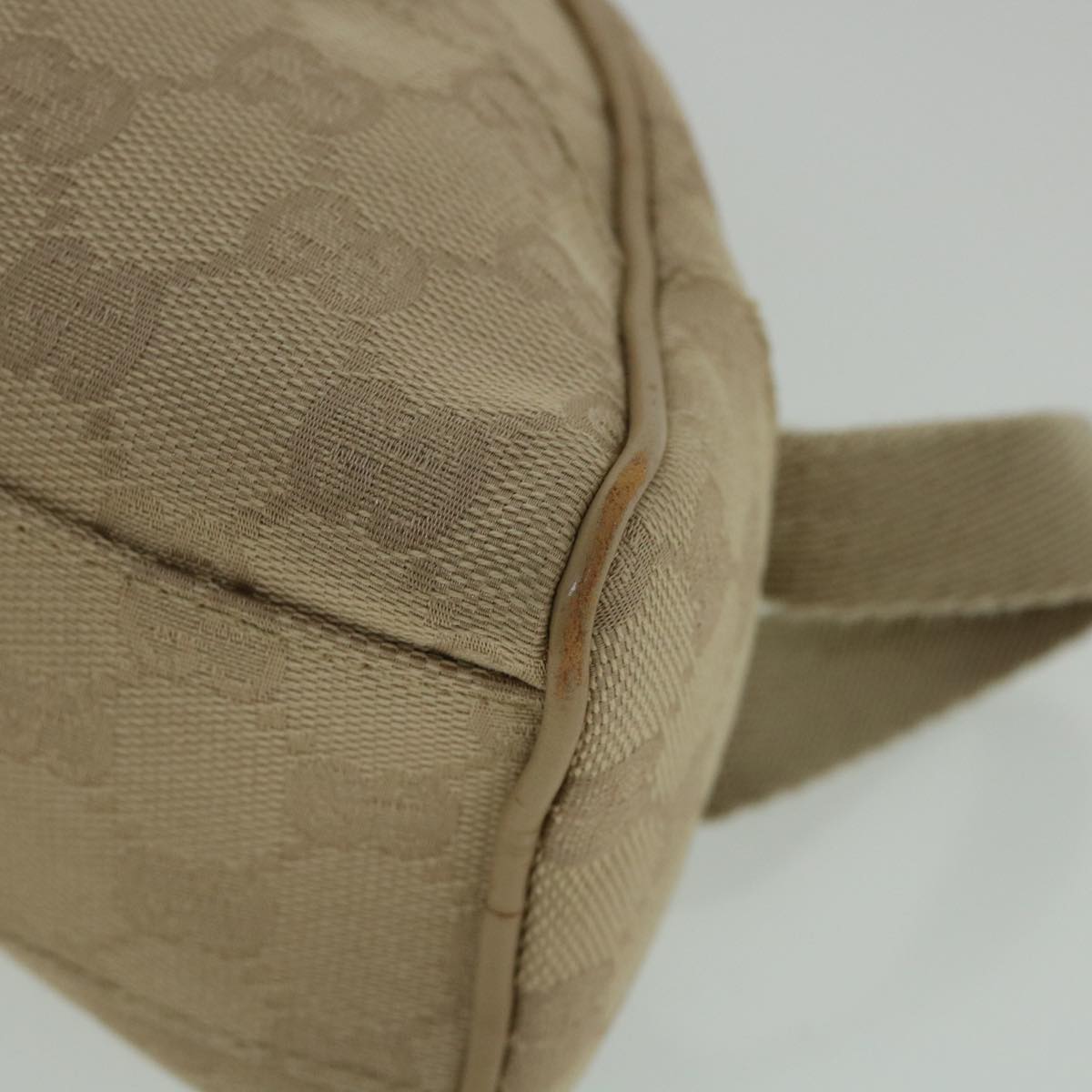 GUCCI GG Canvas Shoulder Bag Beige 90781 55288