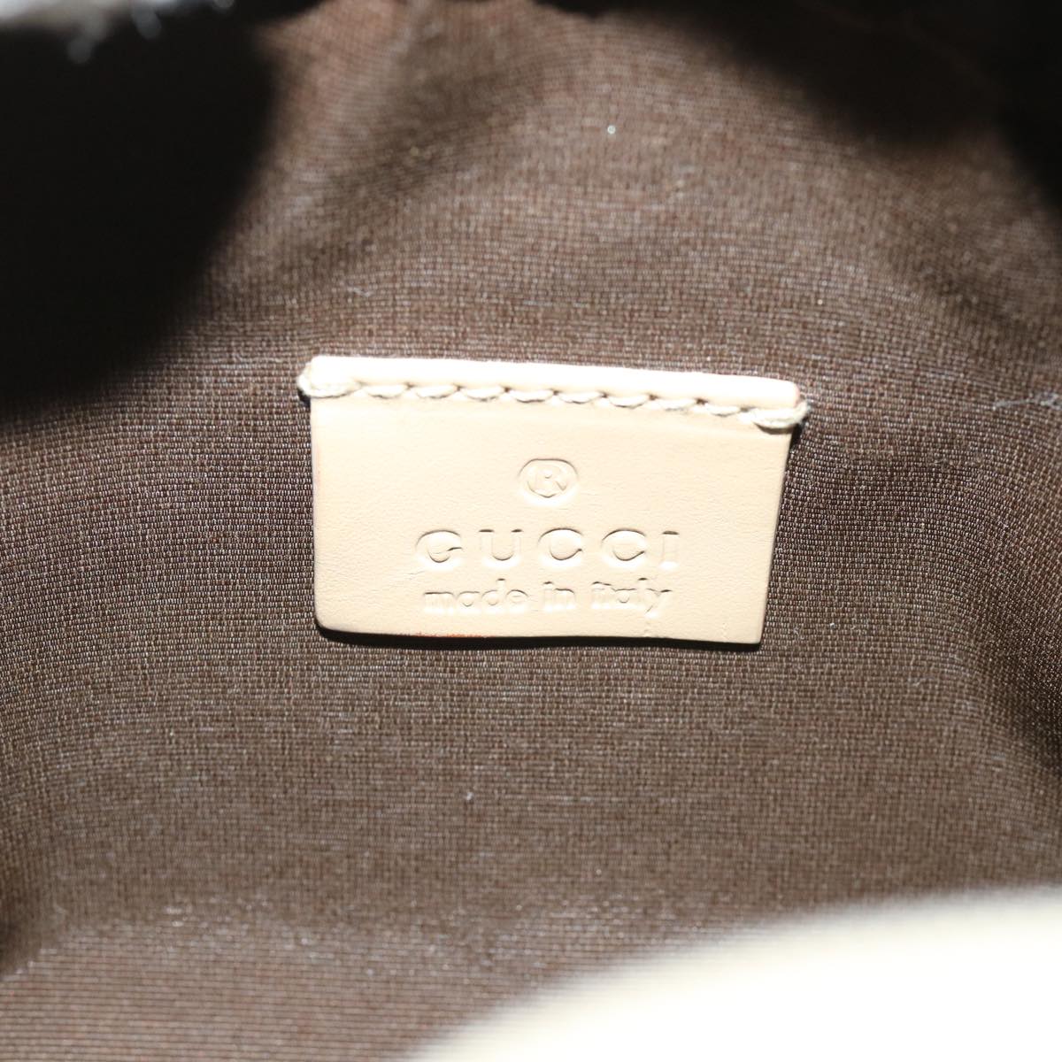 GUCCI GG Canvas Shoulder Bag Beige 90781 55288
