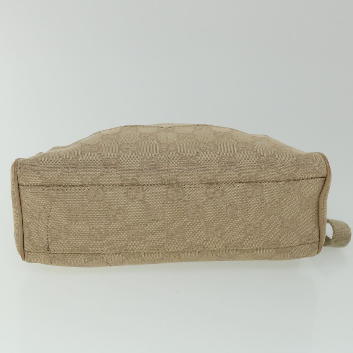 GUCCI GG Canvas Shoulder Bag Beige 90781 55288