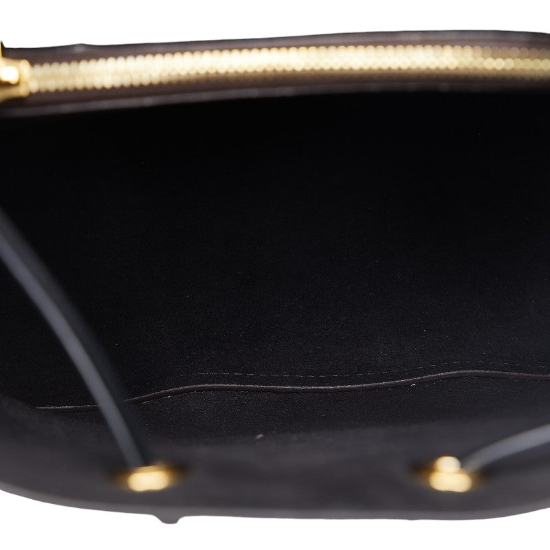 Louis Vuitton Monogram Neonoe Handbag M44020 Brown Noir Black PVC Leather  Louis Vuitton
