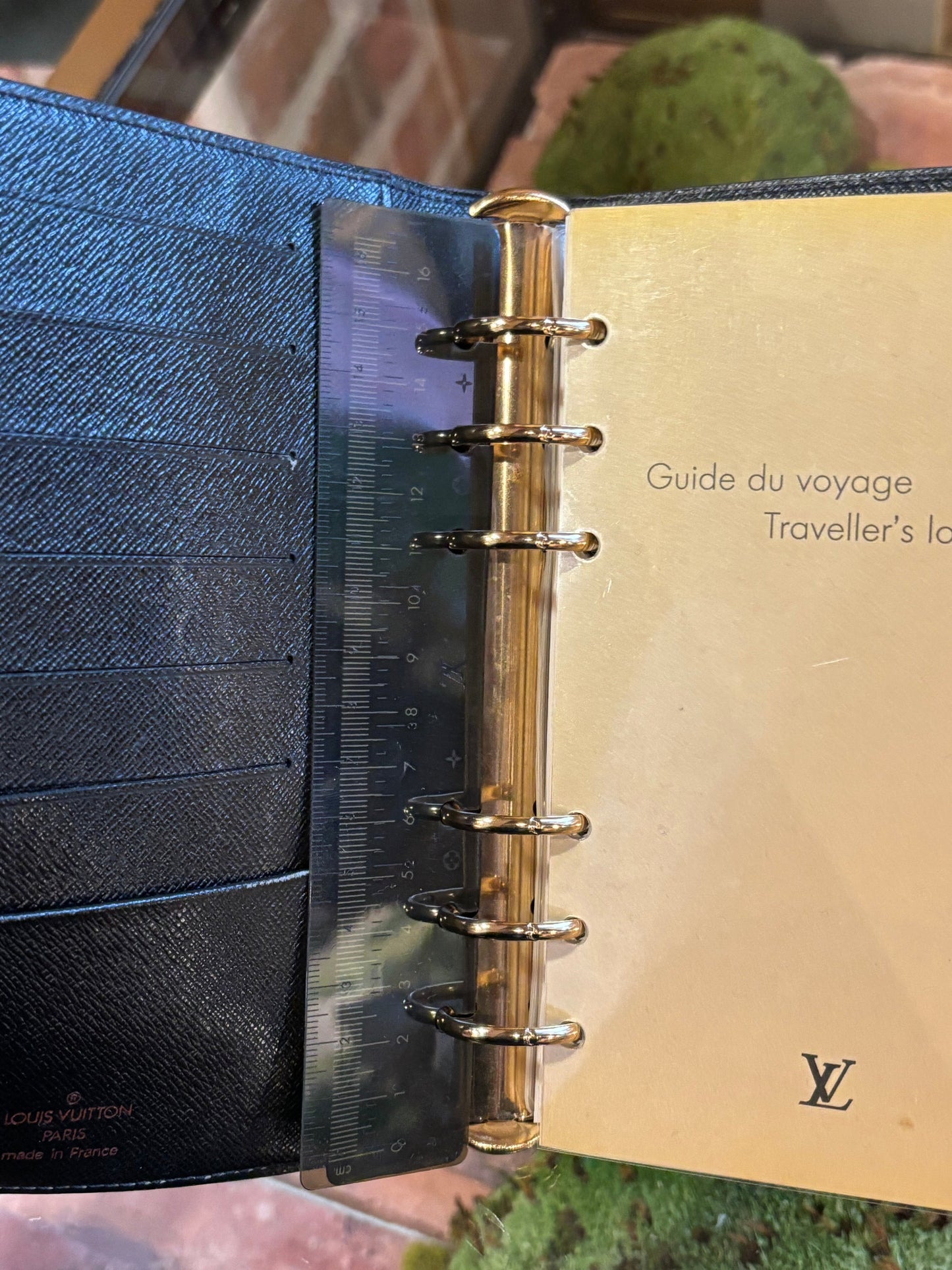 LOUIS VUITTON Red Epi Leather Medium Agenda Cover