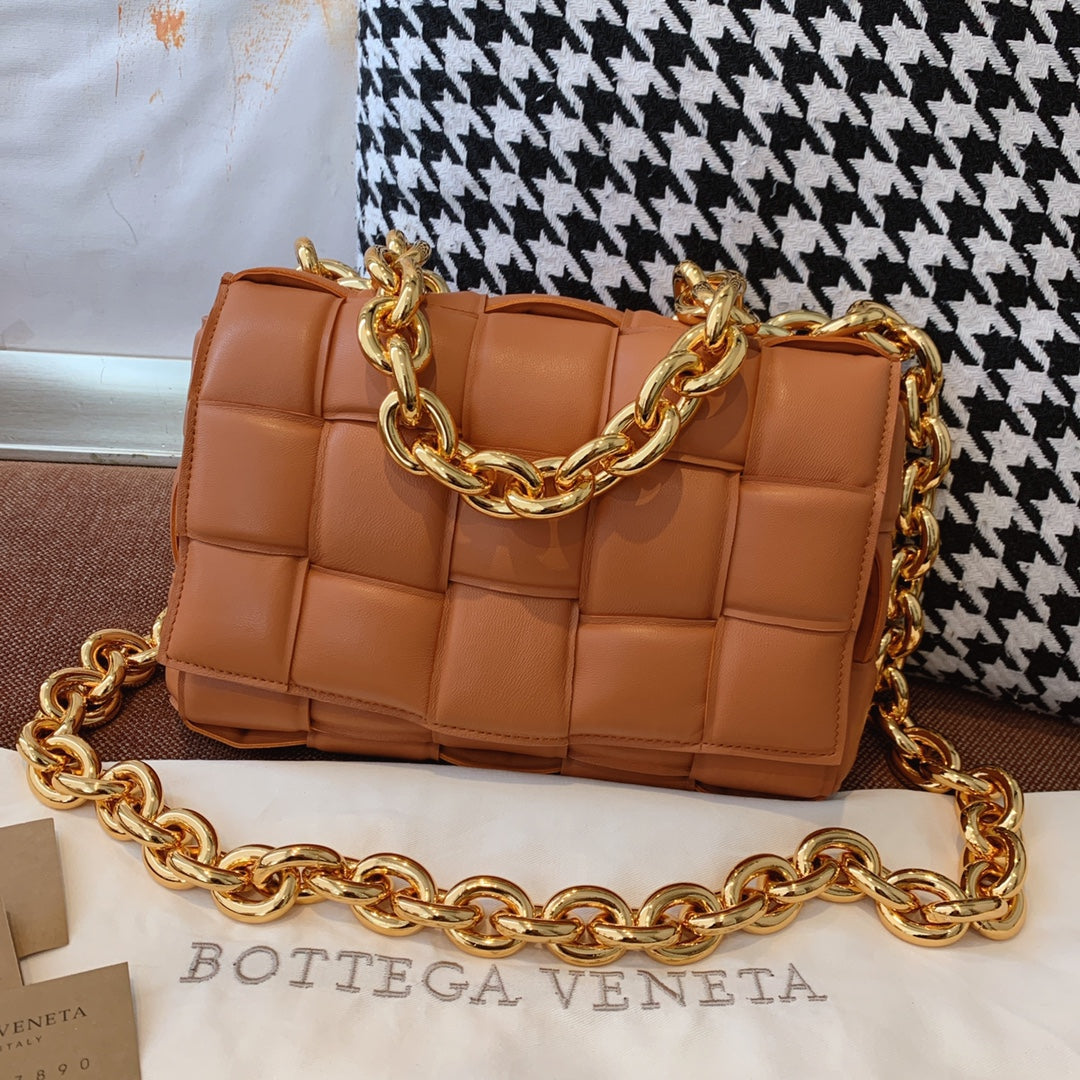 GLAMI Chain Cassette Brown, For Women, WomenÃ¢â‚¬â„¢s Bags 10.2in/26cm