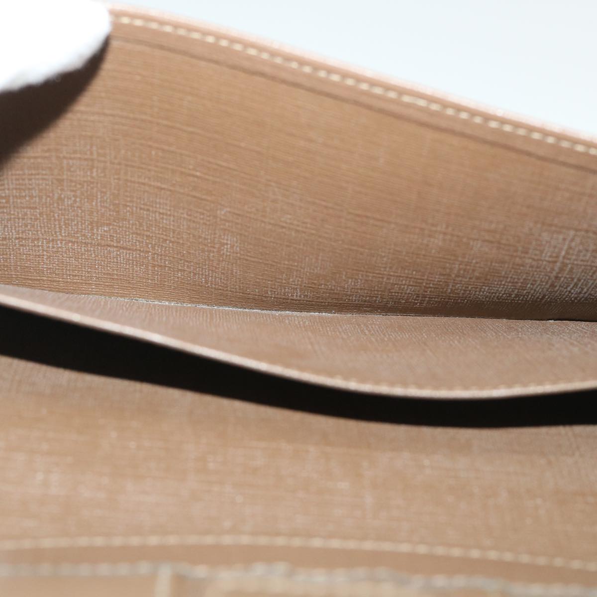 GUCCI GG Canvas Long Wallet PVC Leather Beige 309754 55618