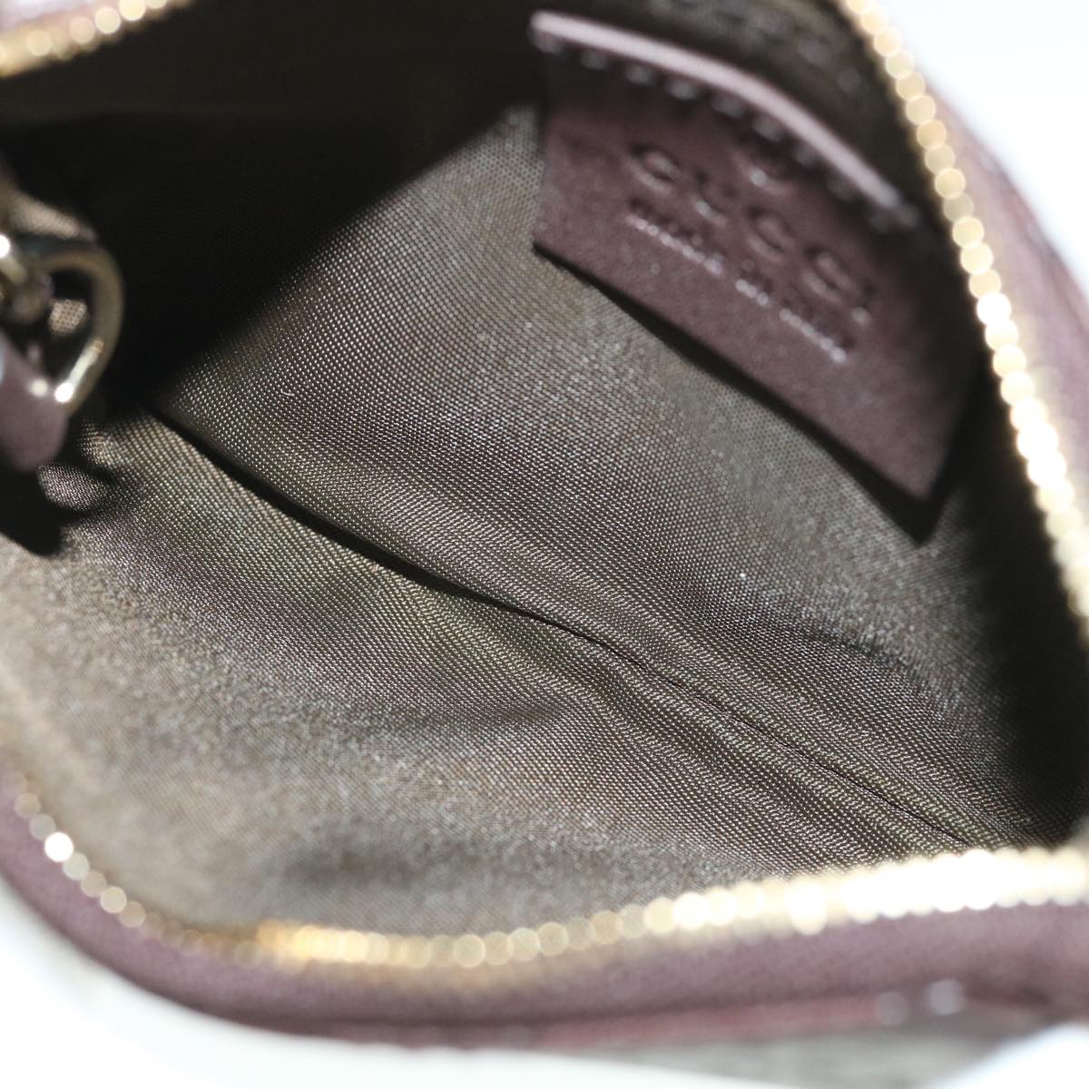 GUCCI Guccissima GG Coin Purse Leather Brown 233183 55625