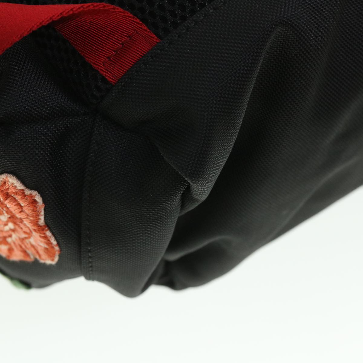 GUCCI Embroidered Tiger Web Sherry Line Backpack Nylon Black 429037 55638A