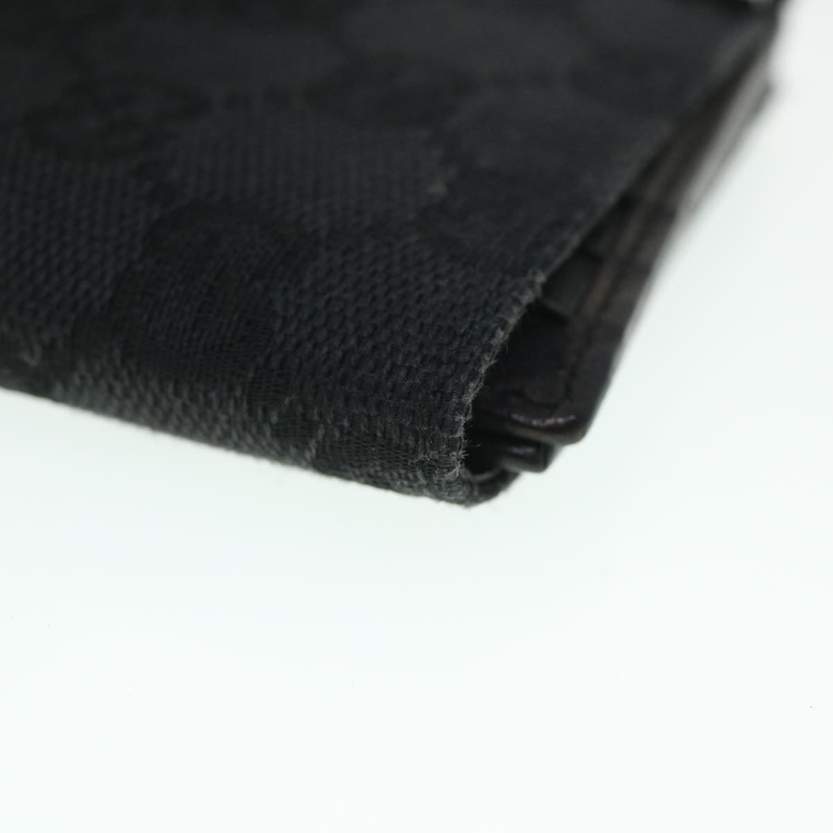 GUCCI GG Canvas Card Case Black 90634 55683