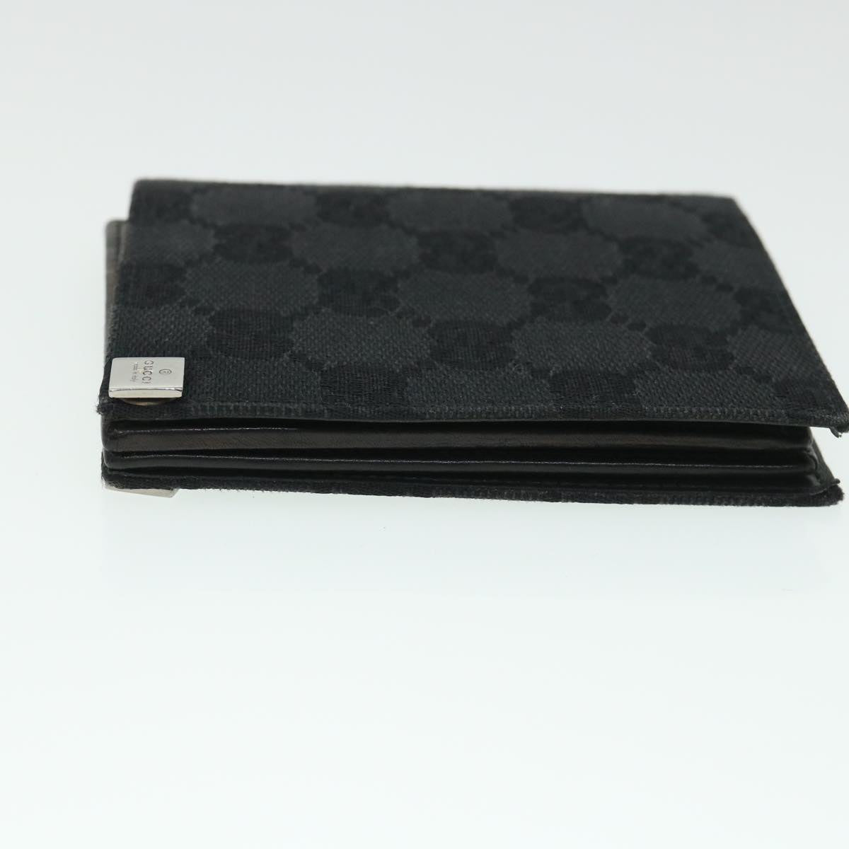 GUCCI GG Canvas Card Case Black 90634 55683