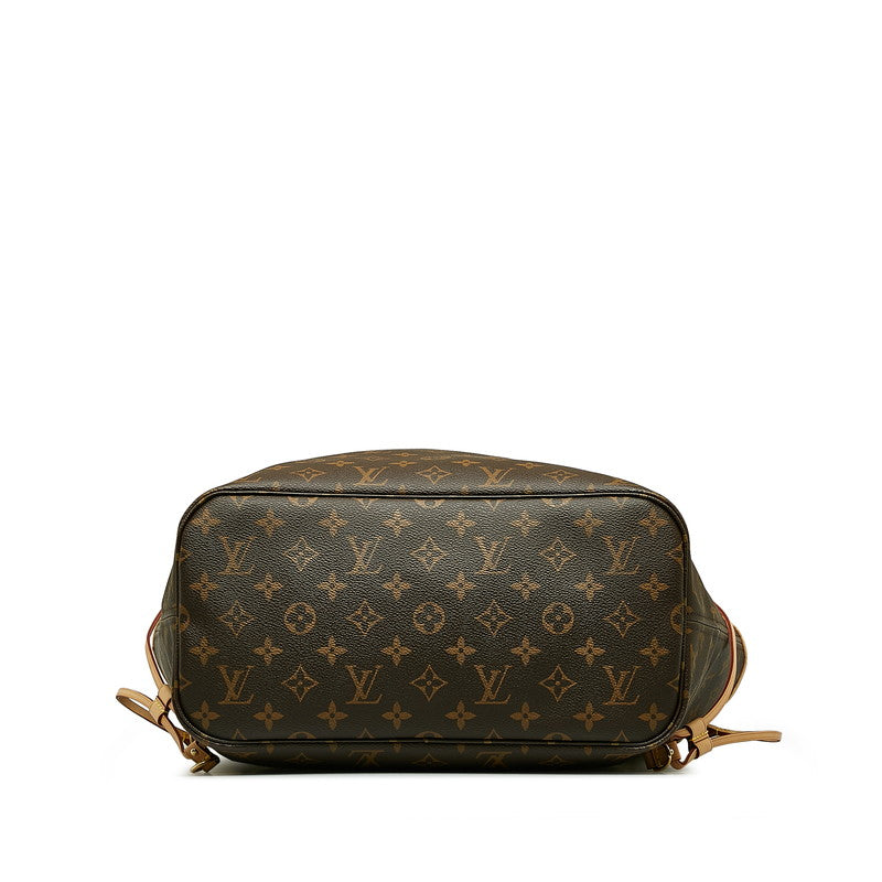 Louis Vuitton Monogram Newark MM Shoulder Bag M40156 Brown PVC Leather  Louis Vuitton