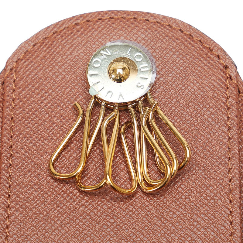 Louis Vuitton Monogram Multicell Rong GM 6 Series Keycase M60116 Brown PVC Leather Lady Louis Vuitton