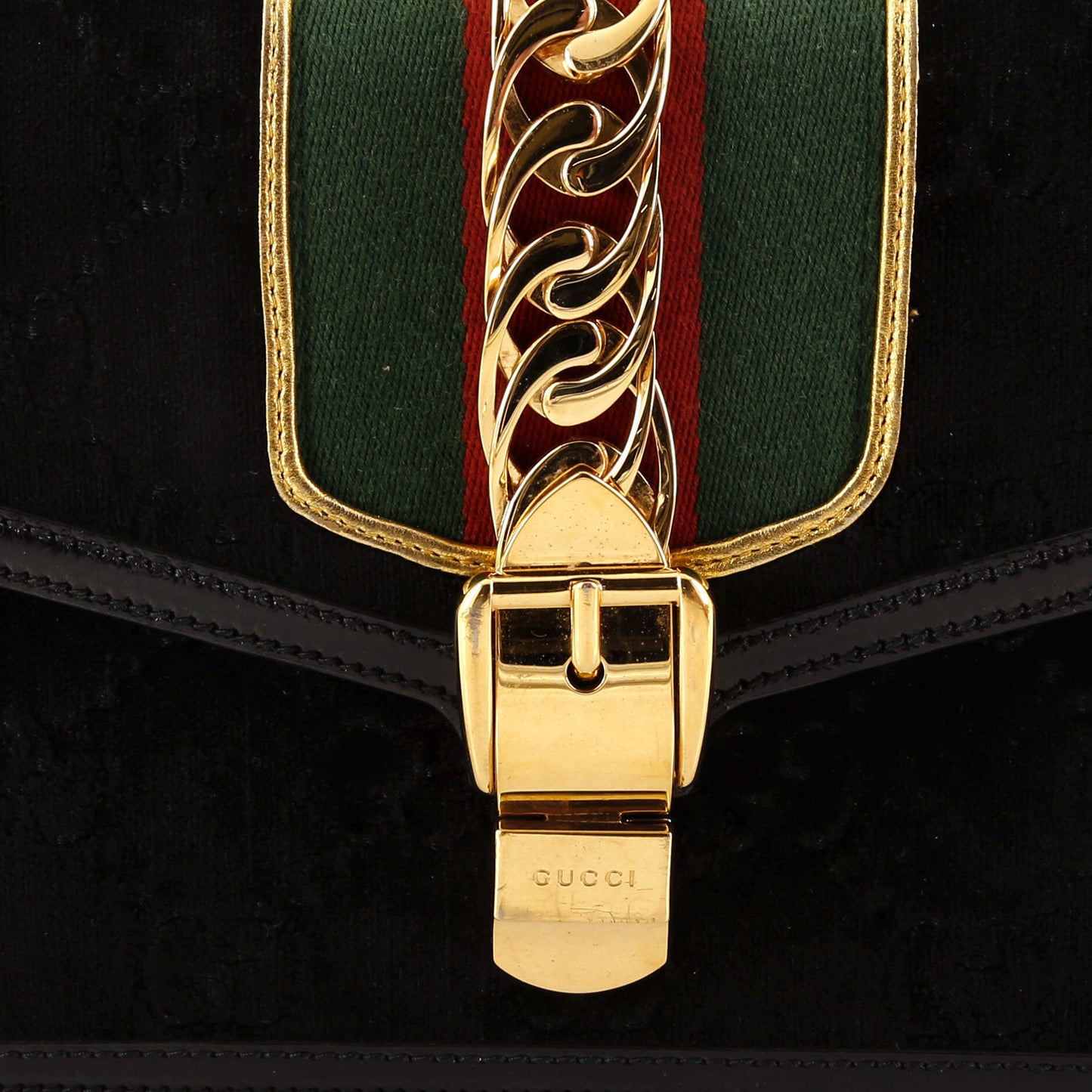 Sylvie Shoulder Bag GG Velvet Small