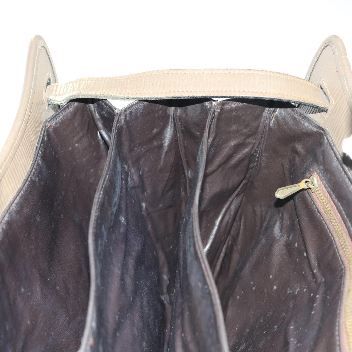 FENDI Zucchino Canvas Shoulder Bag Brown 56785