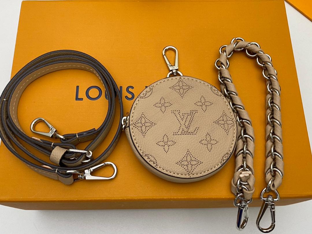 LV Bella Bucket Bag Mahina Galet Grey For Women, WomenÃ¢â‚¬â„¢s Handbags, Shoulder And Crossbody Bags 7.5in/22cm LV M57201