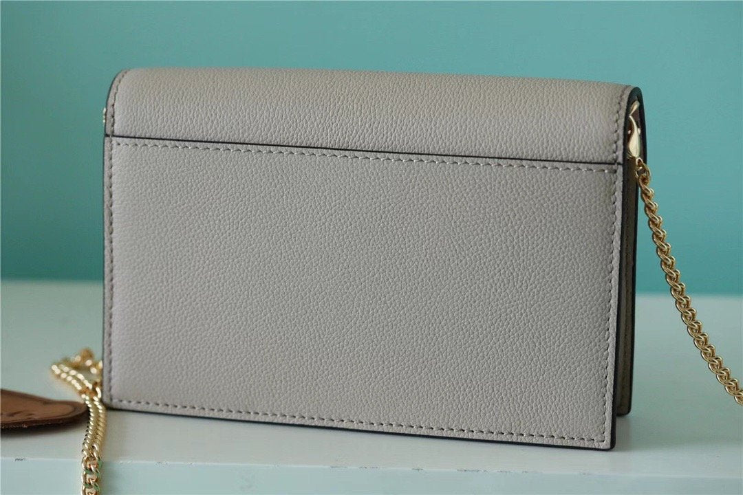LV Mylockme Chain Pochette Grey For Women,  Shoulder and Crossbody Bags 7.5in/19cm LVÃ‚Â 