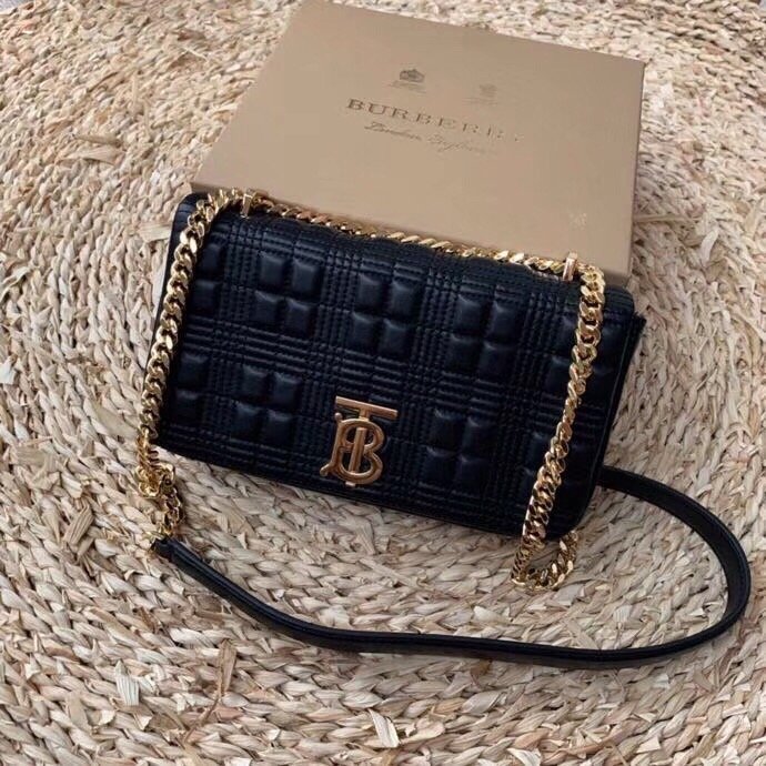 GLAMI Quilted MeGLAMIum Lola Bag Monogram Black For Women, Bags 11in/28cm 80217011