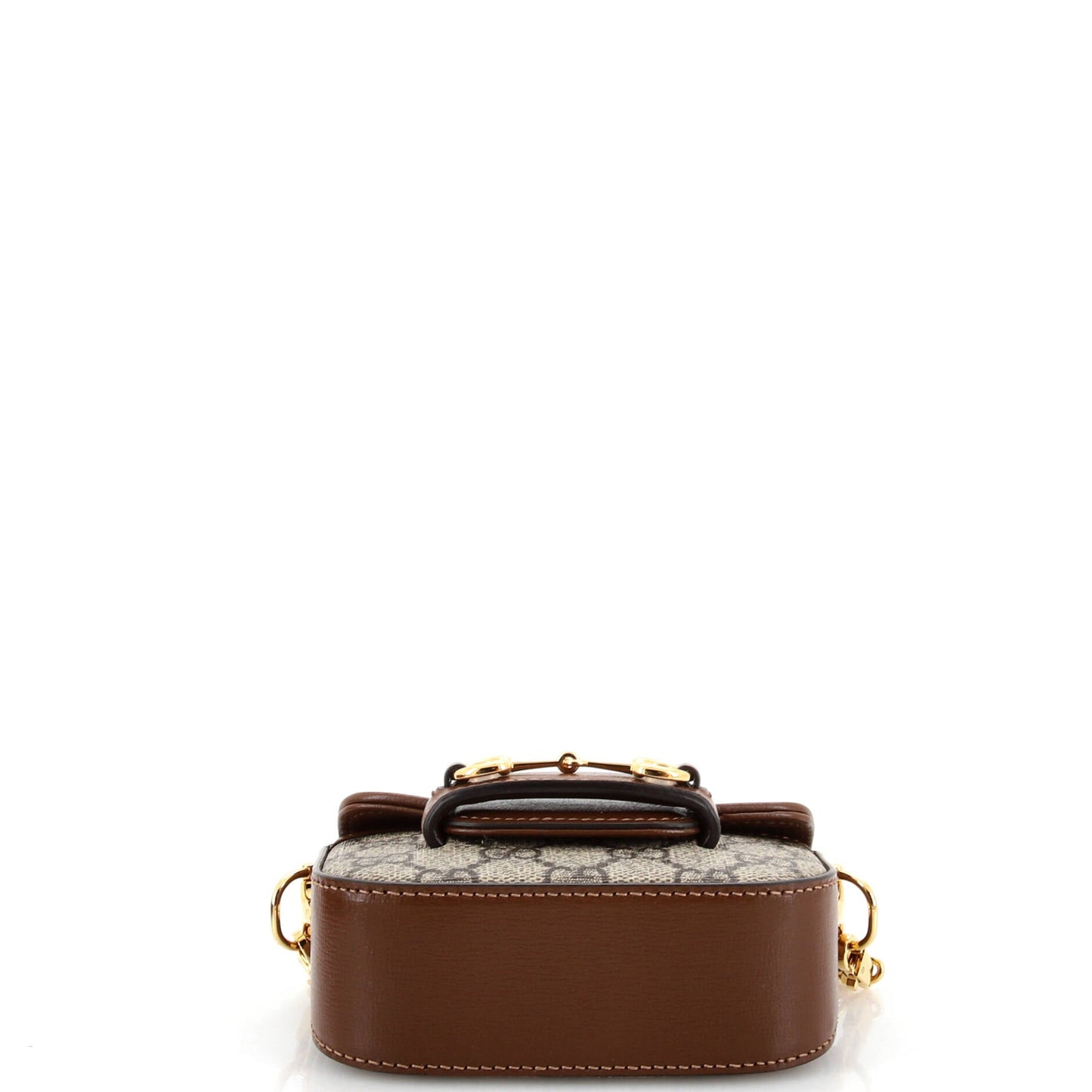 Horsebit 1955 Flap Wallet with Strap GG Coated Canvas