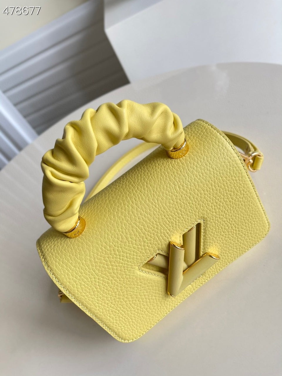 LV Twist PM Ginger Yellow For Women, WomenÃ¢â‚¬â„¢s Handbags, Shoulder And Crossbody Bags 7.1in/18cm LV M58571