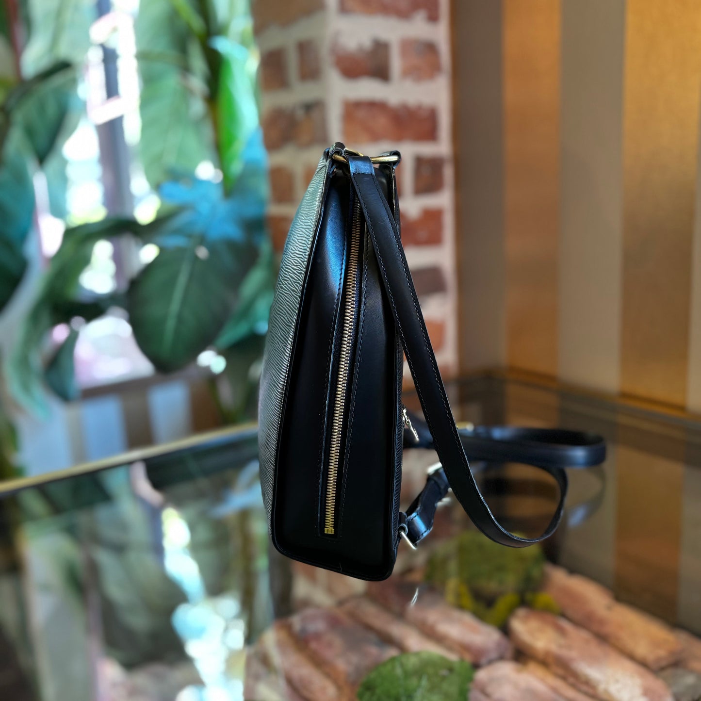 LOUIS VUITTON Mabillon Epi Leather Backpack