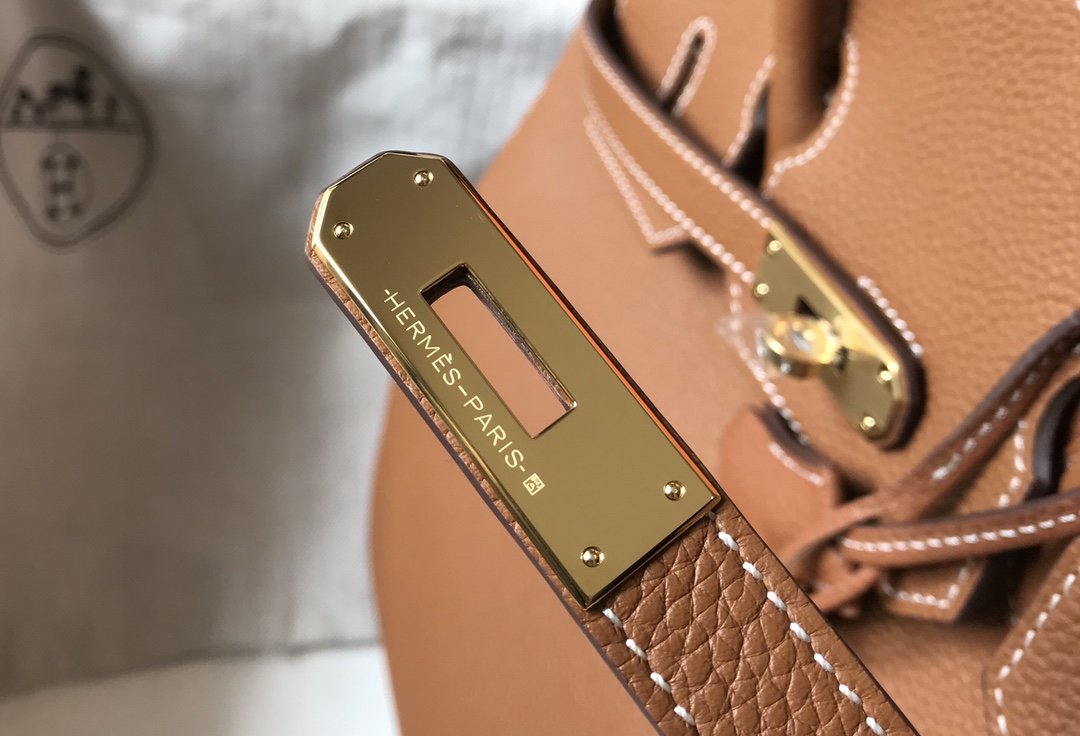 GLAMI Birkin Brown Epsom Gold Hardware Bag For Women, Handbags, Shoulder Bags 30cm/12in