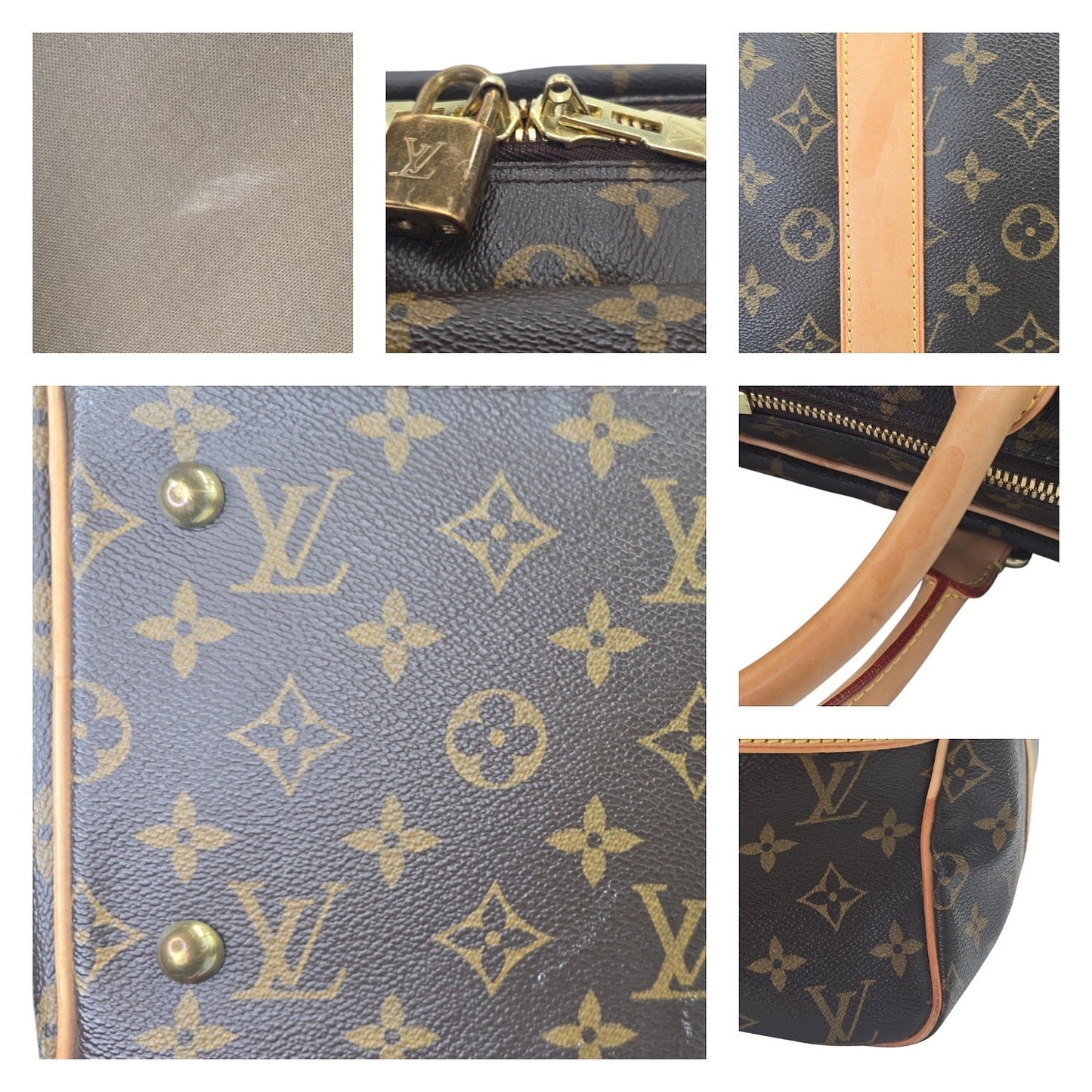 Louis Vuitton Vintage Monogram Canvas Carryall Bag
