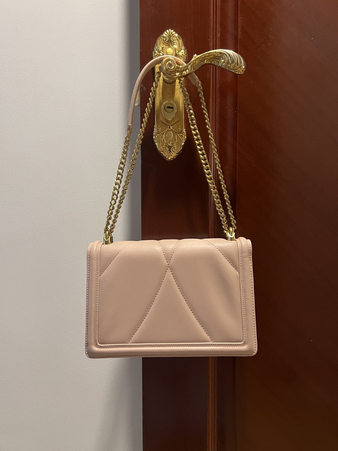 GLAMI Large Devotion Bag In Quilted Nappa Pale Pink For Women 10in/26cm GLAMI GLAMI6651AV96780412