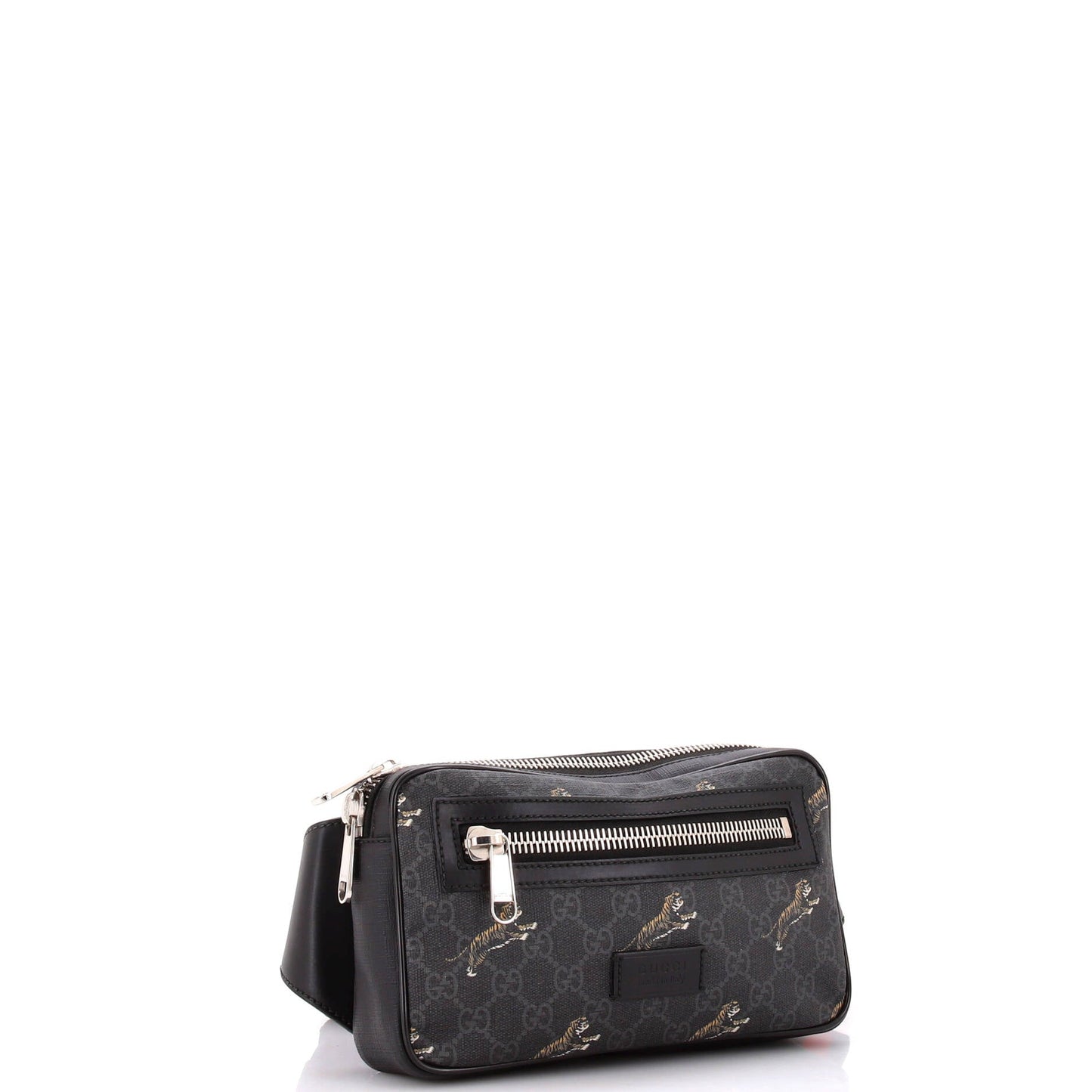 Soft Zip Belt Bag Printed GG Coated Canvas Small