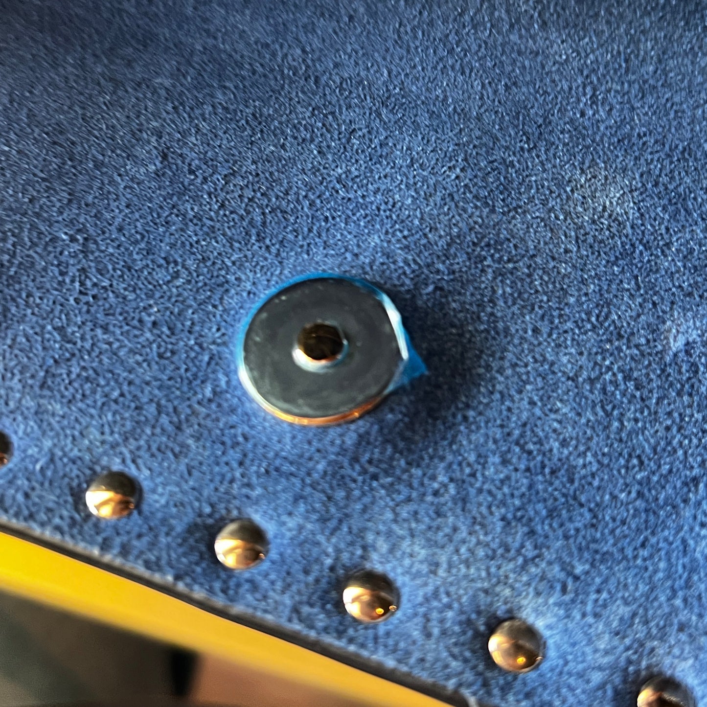 VALENTINO Cobalt Blue  Rockstud Shopping Tote Large