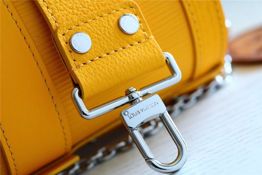 LV Papillon Trunk Epi Yellow For Women, WomenÃ¢â‚¬â„¢s Bags, Shoulder And Crossbody Bags 7.5in/19cm LVÃ‚Â 