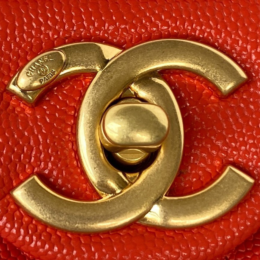 CHLMini GlamIap Bag With Top Handle Gold Hardware Red For Women Handbags, Shoulder Bags 7.9in/20cm AS2431Ã‚Â 