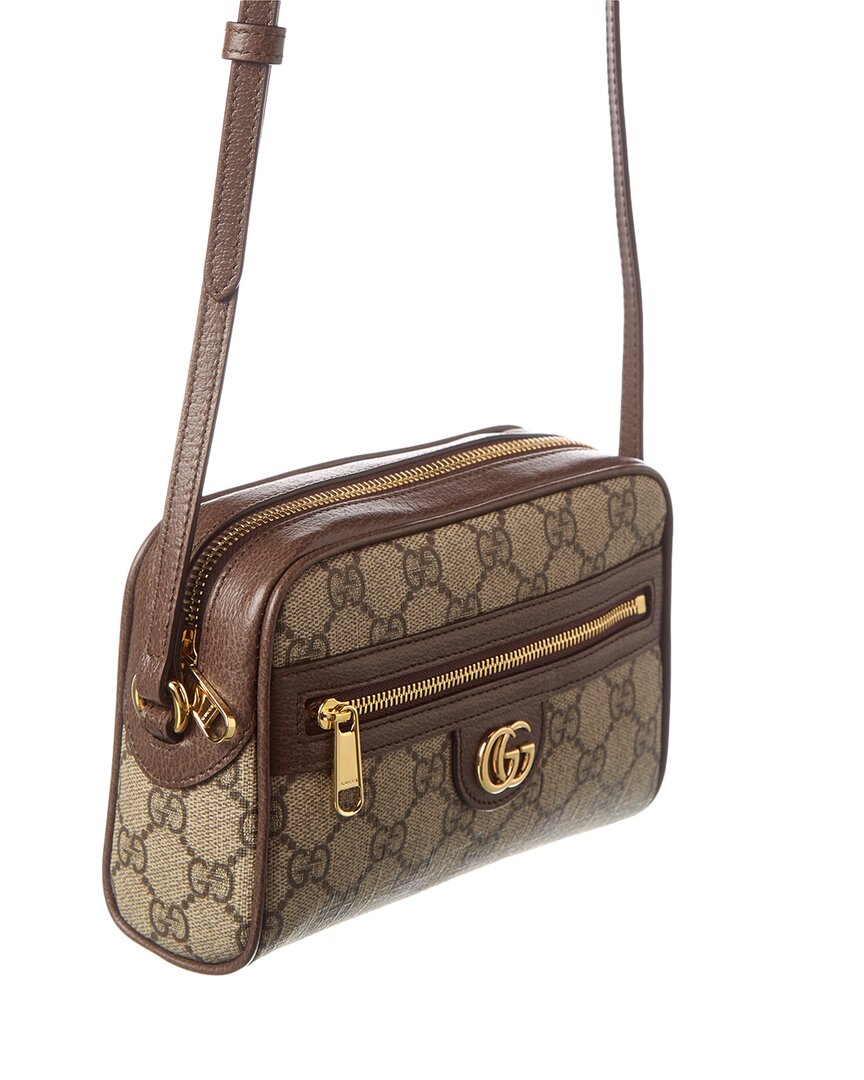 Gucci Ophidia Mini GG Supreme Canvas & Leather Camera Bag
