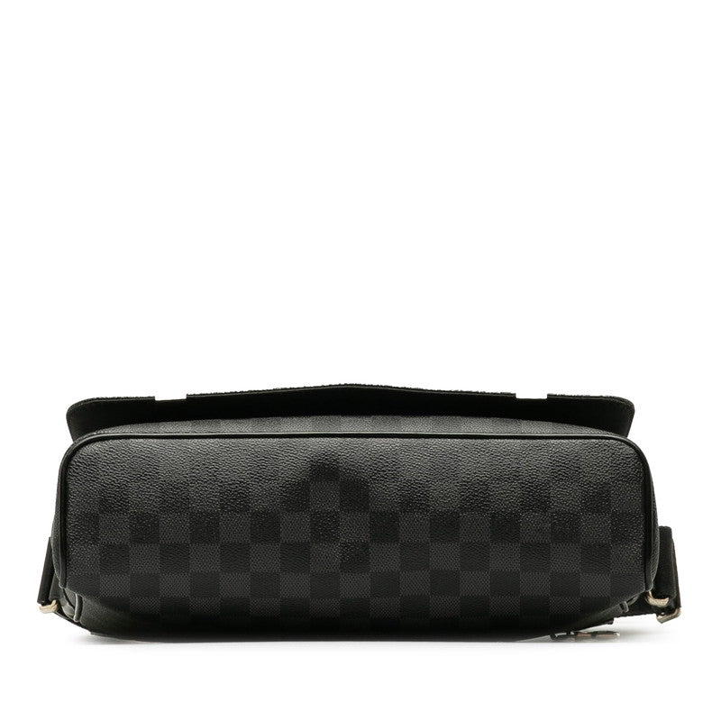 Louis Vuitton Monogram Eclipse District MM Shoulder Bag M45271 Black  Men's