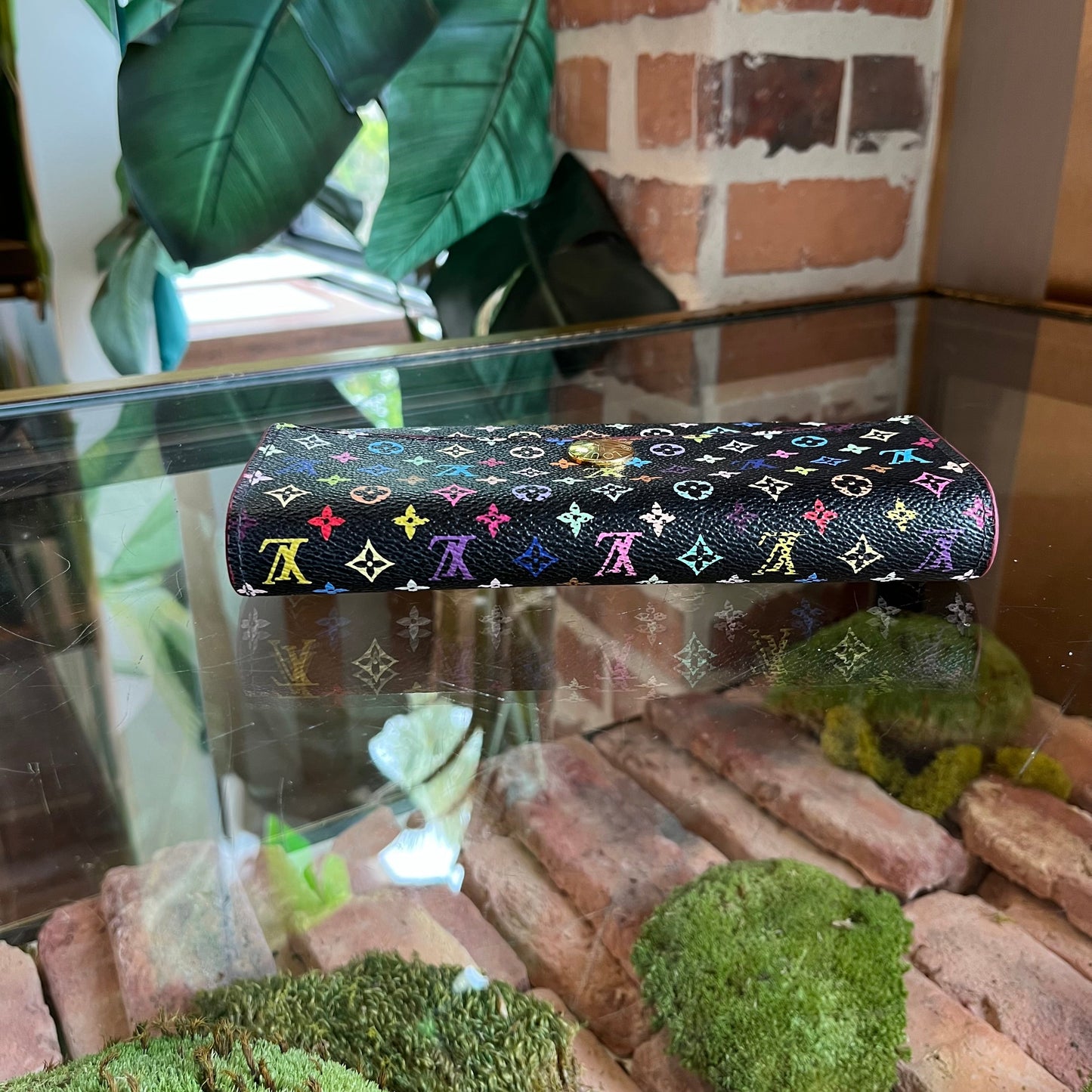 LOUIS VUITTON Murakami Sarah Multicolor Wallet