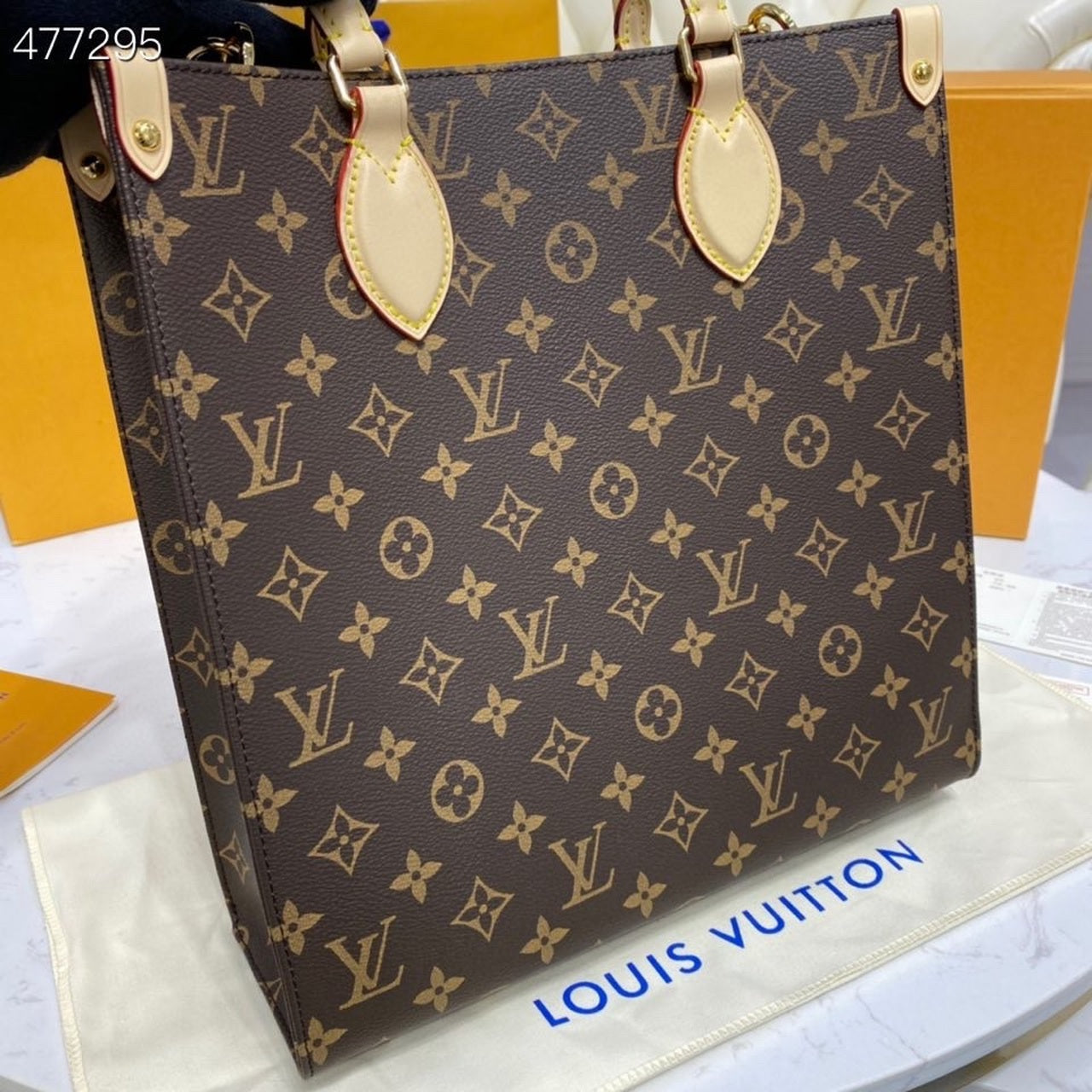LV Sac Plat PM Monogram Canvas For Women, WomenÃ¢â‚¬â„¢s Handbags, Shoulder And Crossbody Bags 11.8in/30cm LV M45848