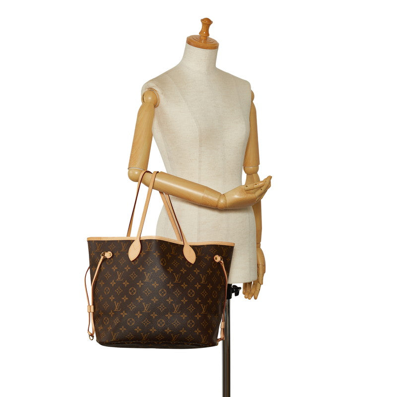 Louis Vuitton Monogram Newark MM Shoulder Bag M40156 Brown PVC Leather  Louis Vuitton
