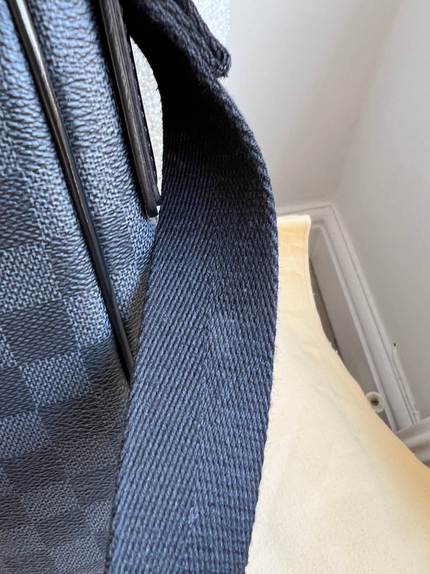 Louis Vuitton PM District Messenger Bag Damier Graphite