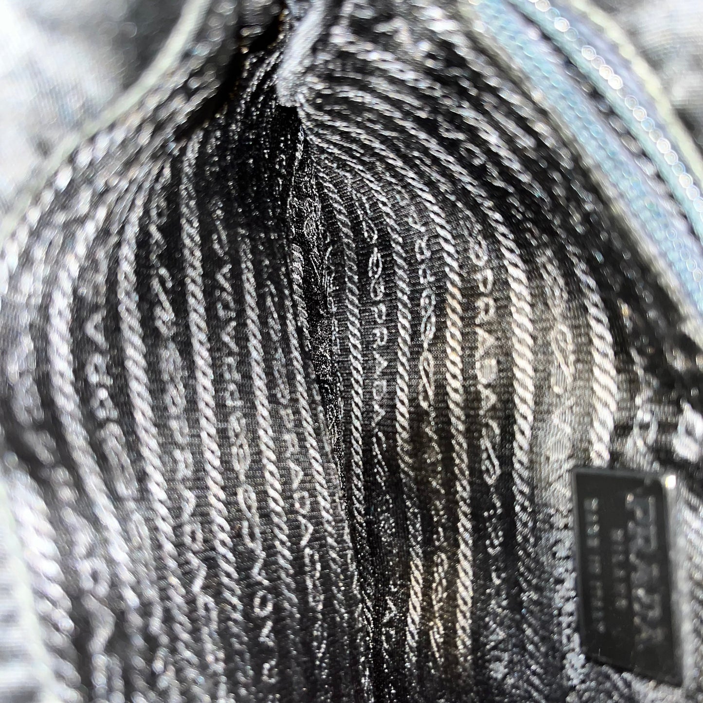 PRADA Spazzolato Tesstuto Nylon Shoulder Bag