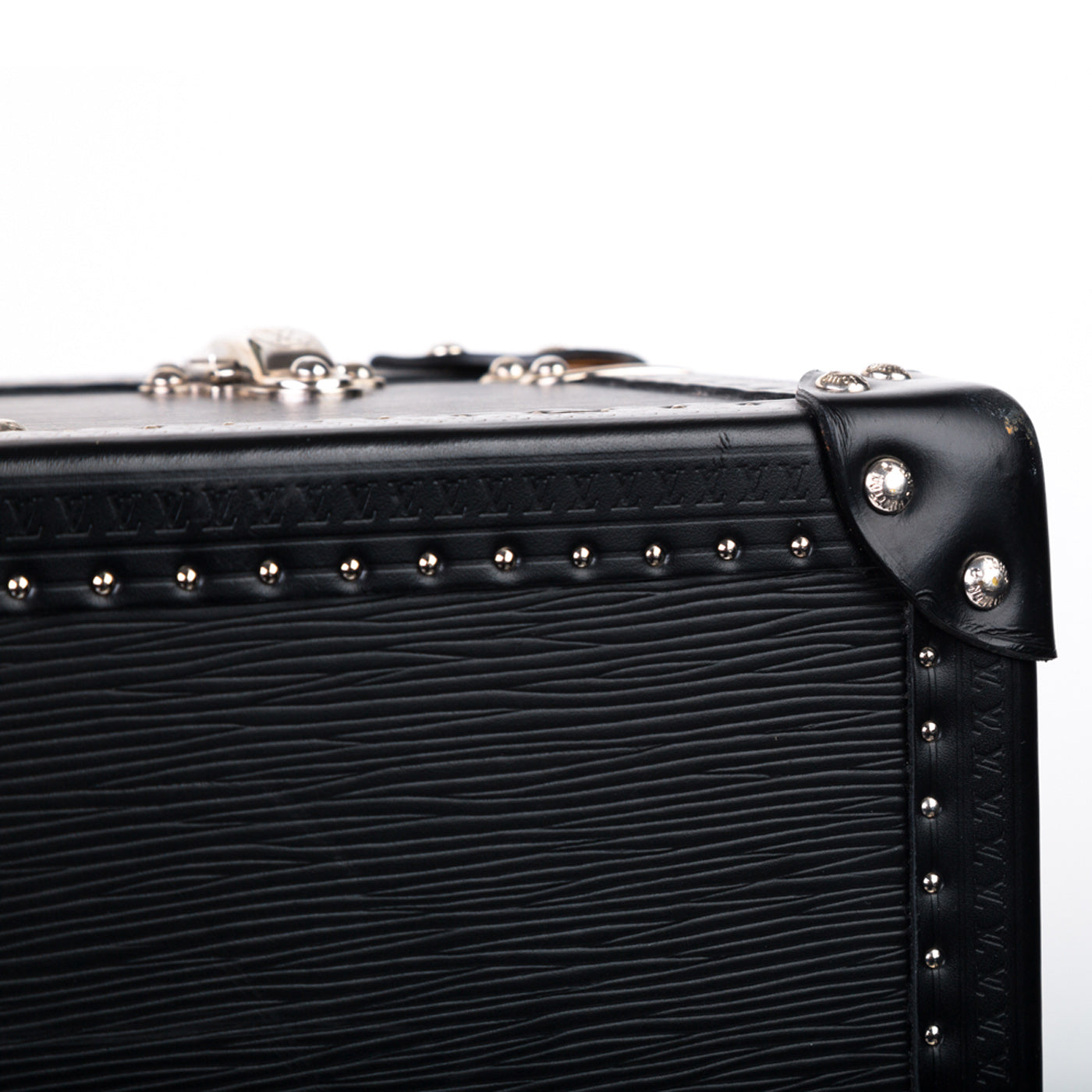 Louis Vuitton Epi Black Leather Trunk