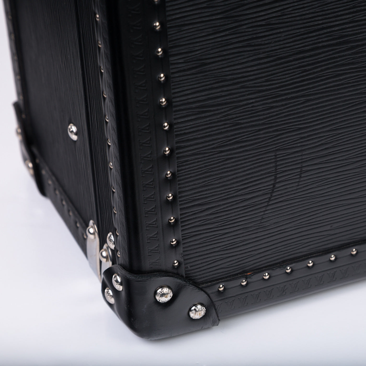 Louis Vuitton Epi Black Leather Trunk