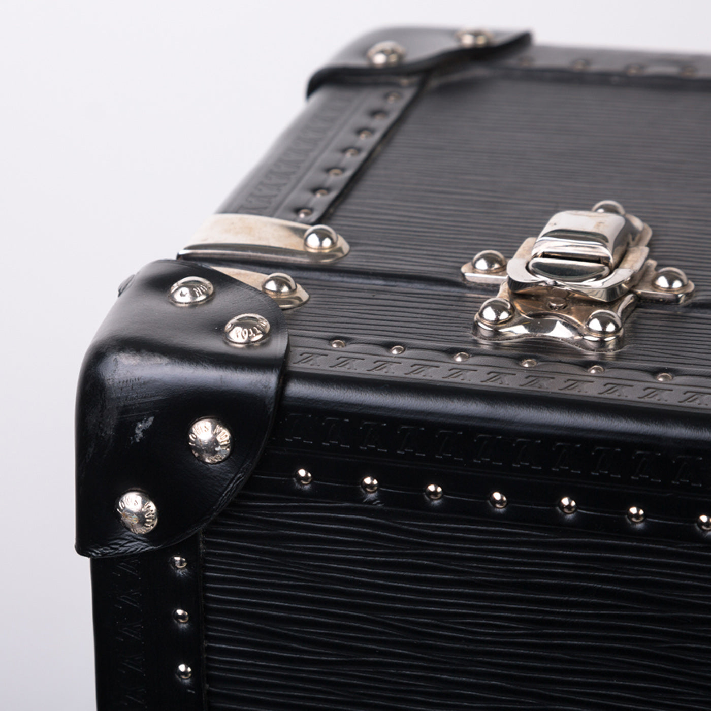 Louis Vuitton Epi Black Leather Trunk