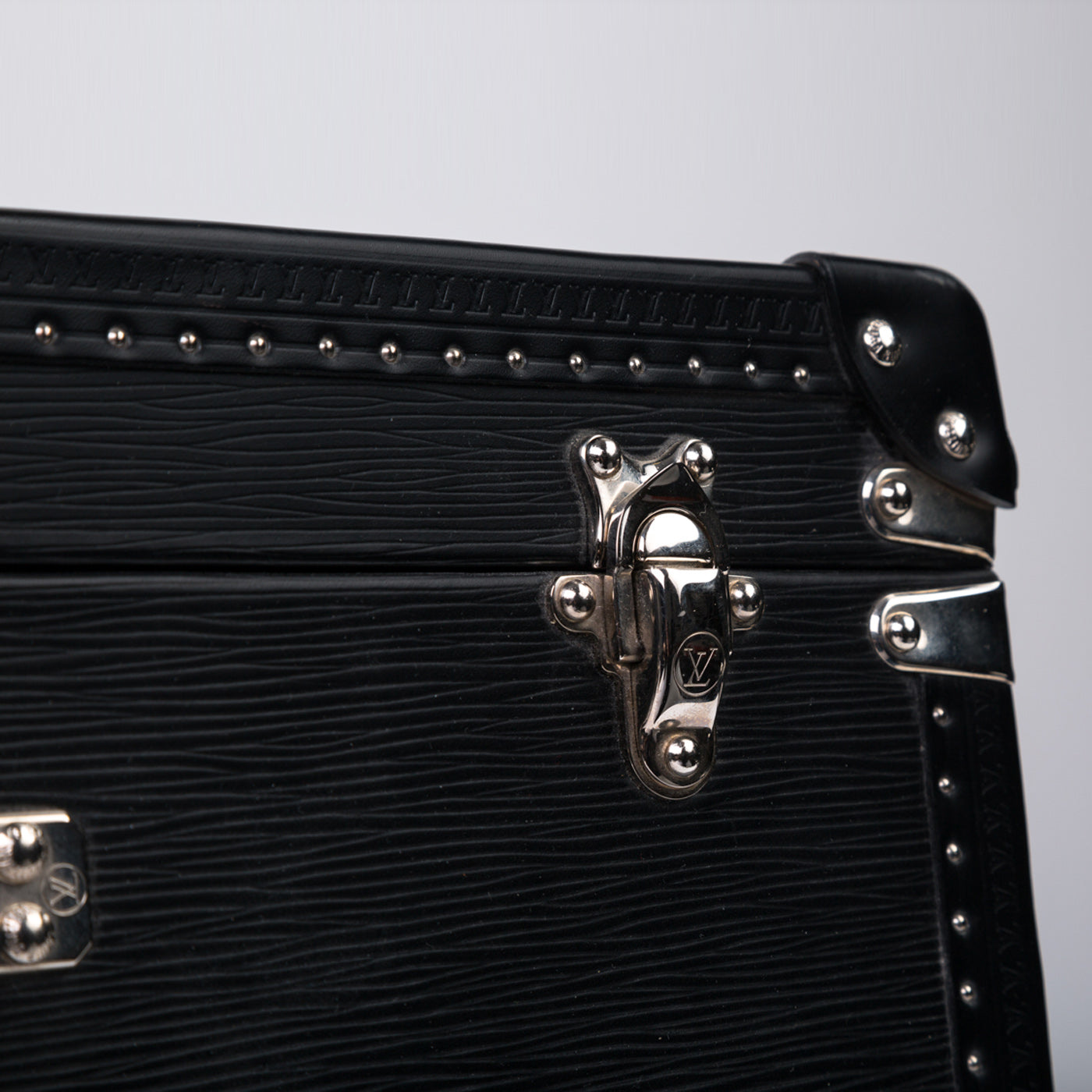 Louis Vuitton Epi Black Leather Trunk