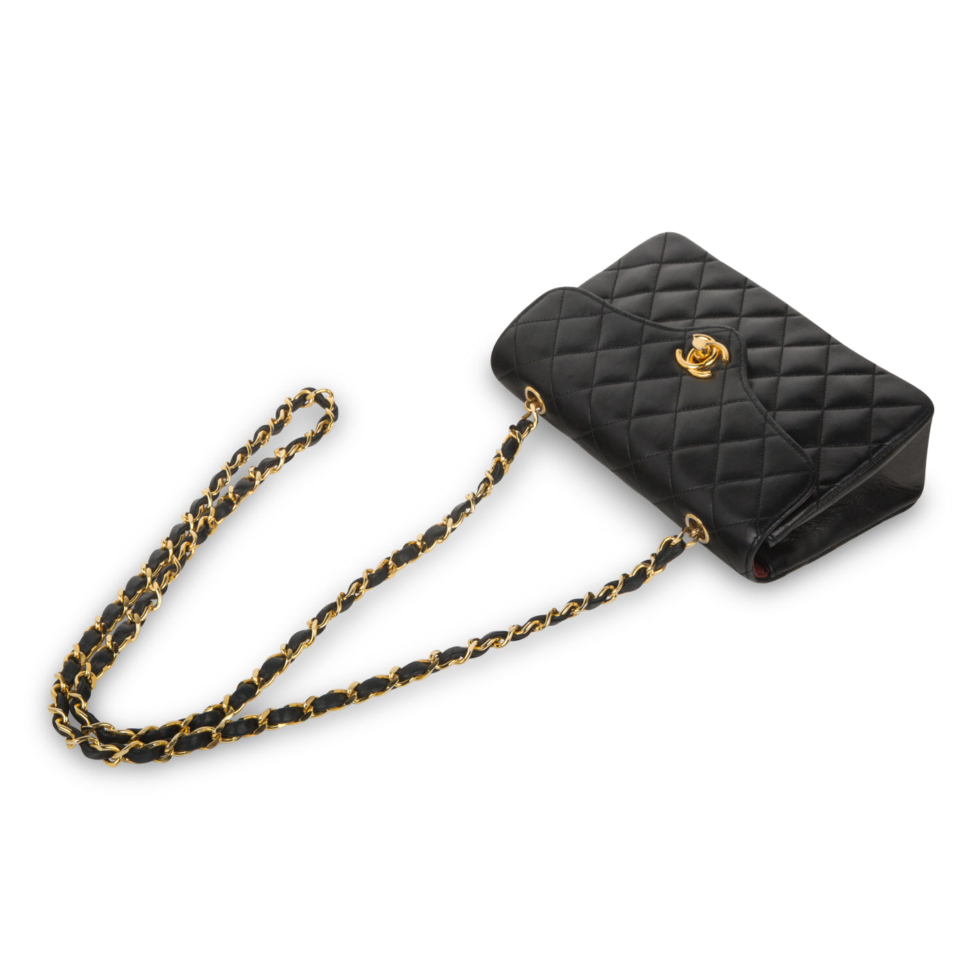 Chanel Vintage Dipped-Flap Mini Bag