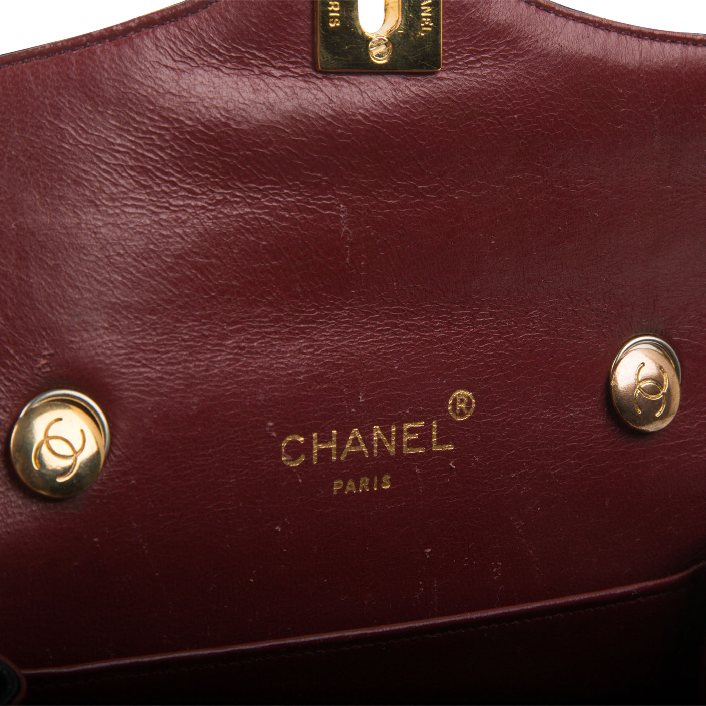 Chanel Vintage Dipped-Flap Mini Bag