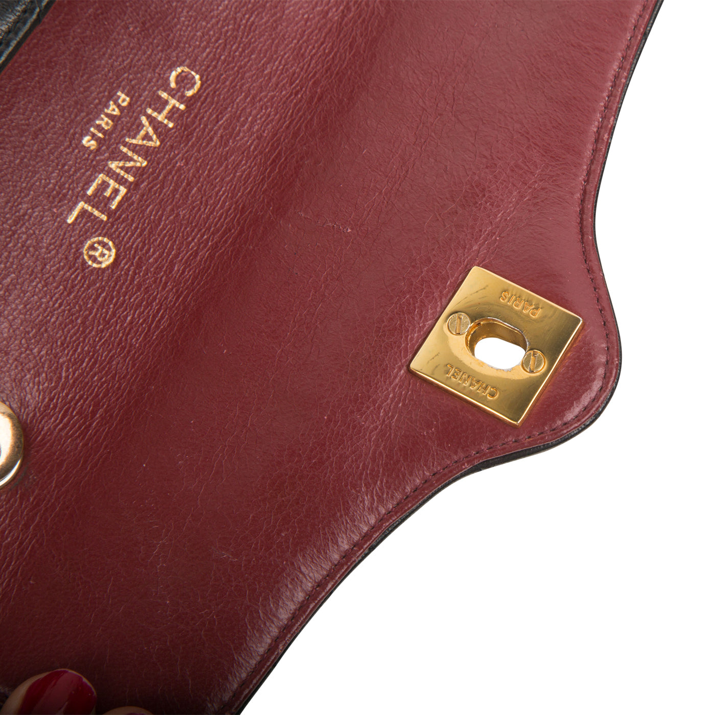 Chanel Vintage Dipped-Flap Mini Bag