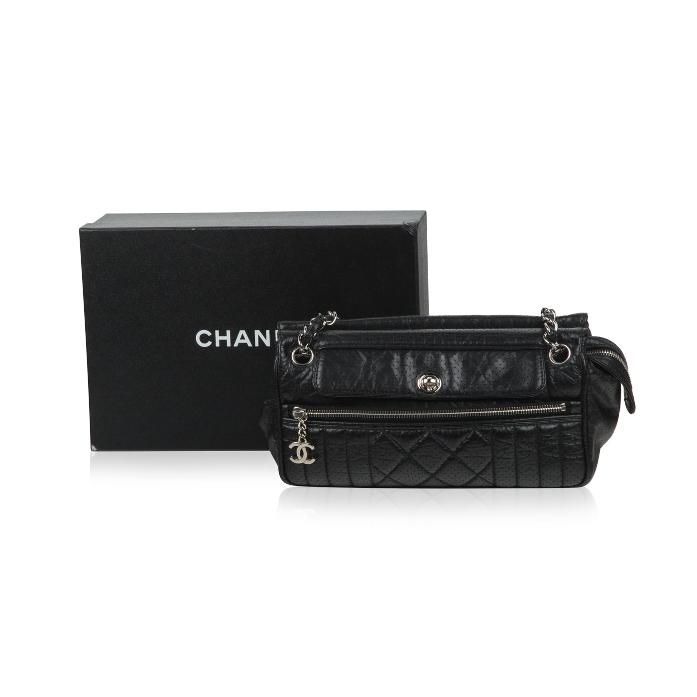Chanel Vintage Perforated Shoulder Bag